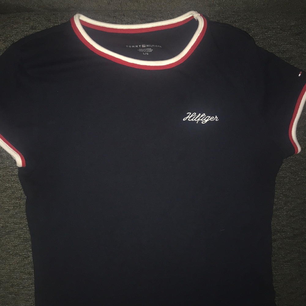 Navy blue Tommy Hilfiger shirt